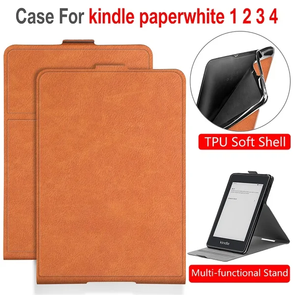 KPW1234 TYTPU BN Чехол для Amazon kindle paperwhite 10-го поколения, мягкий силиконовый чехол для kindle paperwhite 4 PQ94WIF, чехол-подставка - Цвет: KPW1234 TYTPU BN
