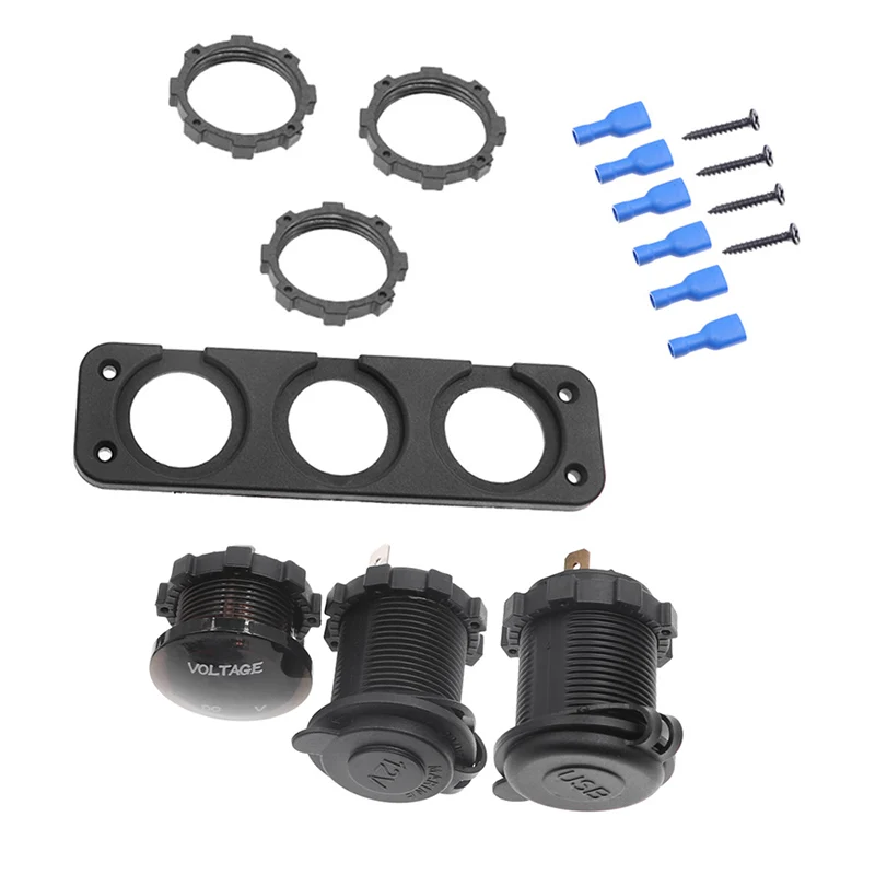 Светодиодный переключатель для автомобильной морской лодки 12 ~ 24 В с двойным