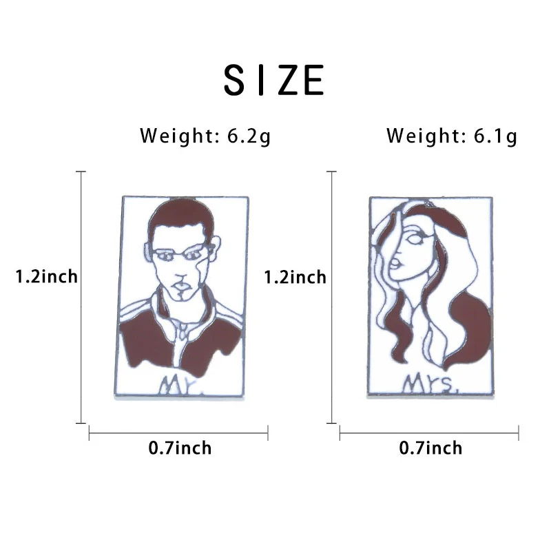 Современная популярная брошь в стиле панк для мужчин и женщин с капающим маслом