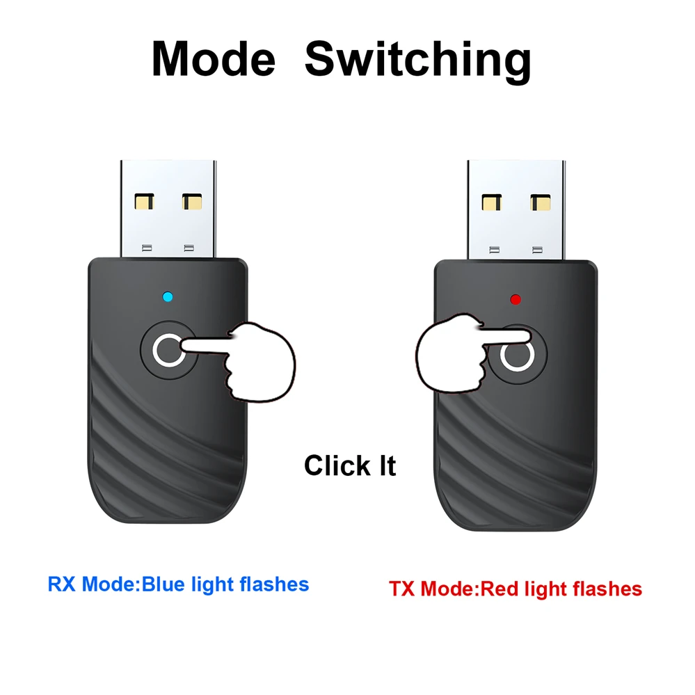 WeeVnn USB Bluetooth 5.0 Transmitter Receiver 4 In 1 3 2 Adapter Dongle 3.5mm AUX for TV PC Headphones Home Stereo Car | Электроника