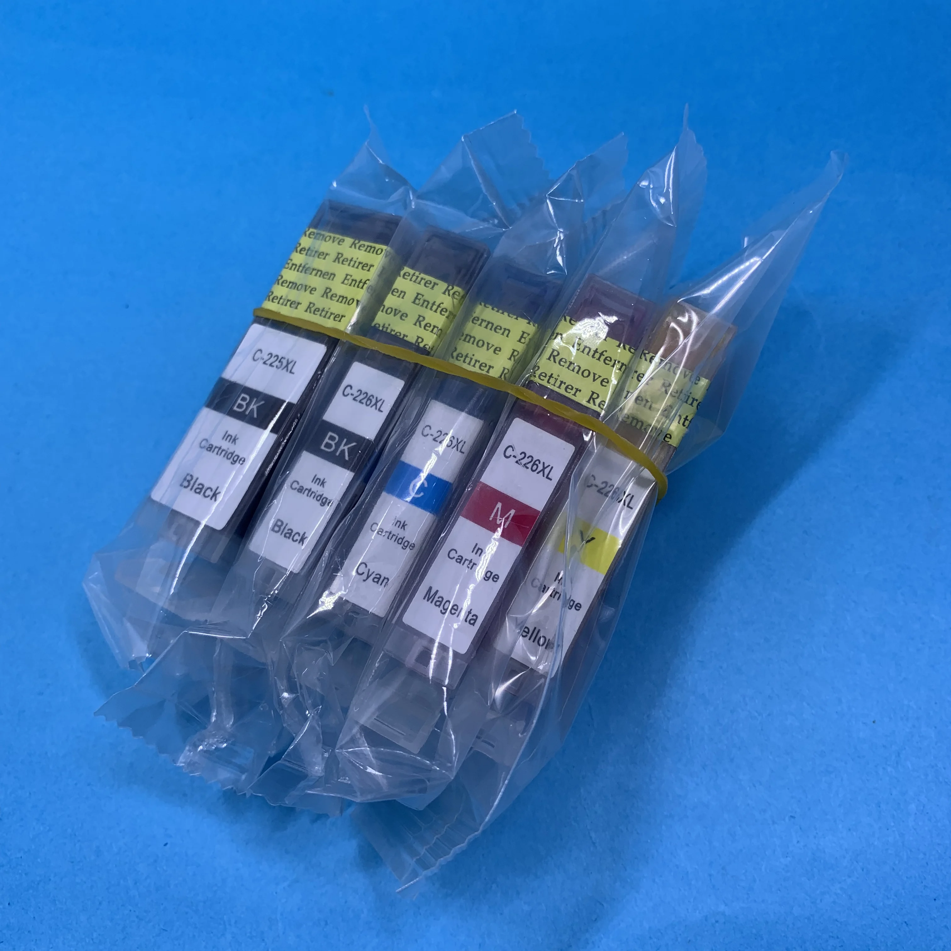 

YOTAT 5pcs Compatible ink cartridge PGI225 PGI-225 CLI-226 for Canon PIXMA IP4820 MG5120 MG5220 MG6120 MG8120 MX870 MX882 MP495