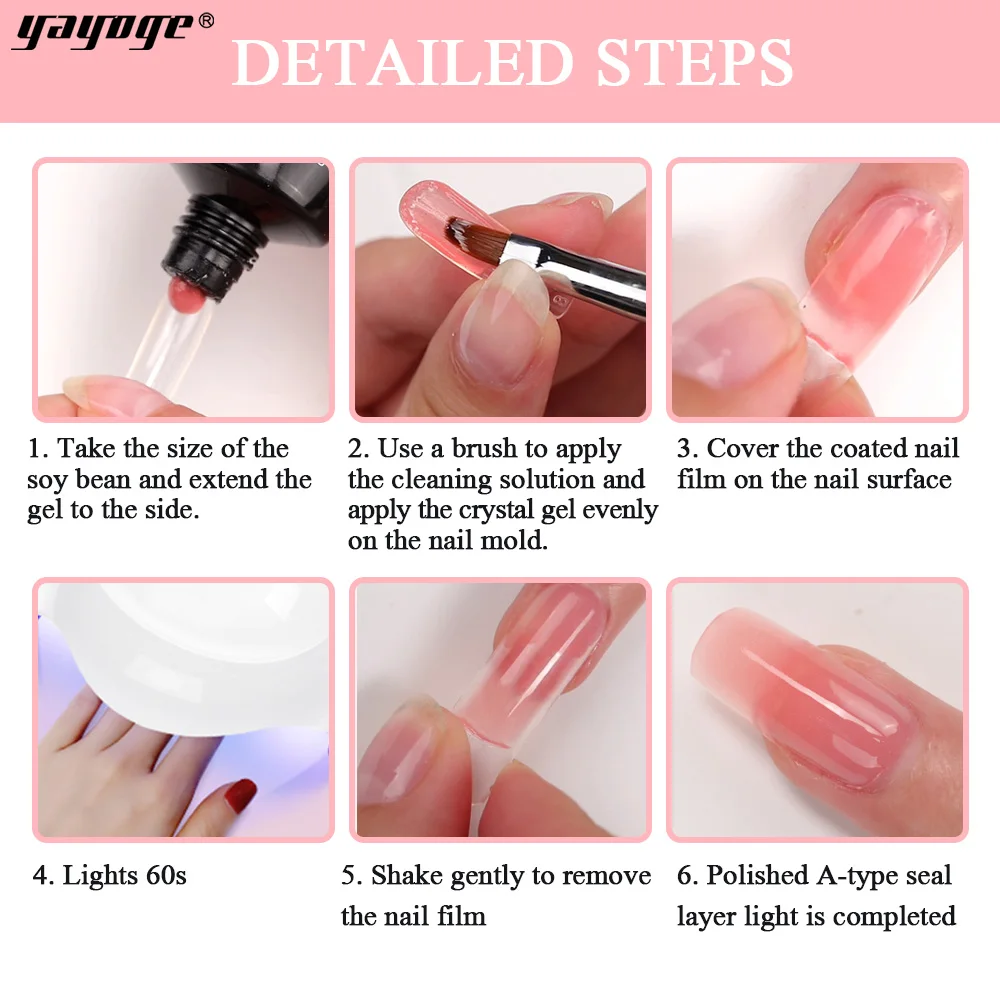 Yayoge поли гель УФ набор строитель Polygel для ногтей Гель-лак расширение маникюр |
