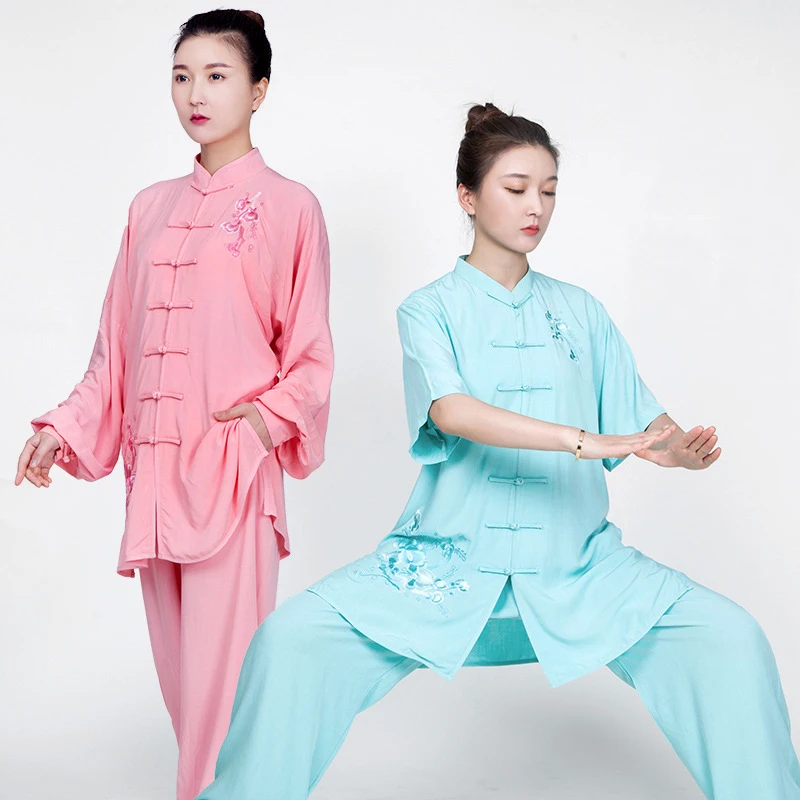 

Linen Wushu Tai Chi Exercise Costume Women Men Traditional Chinese Clothing High Quality Kungfu Martial Art Uniform Suit Outfits