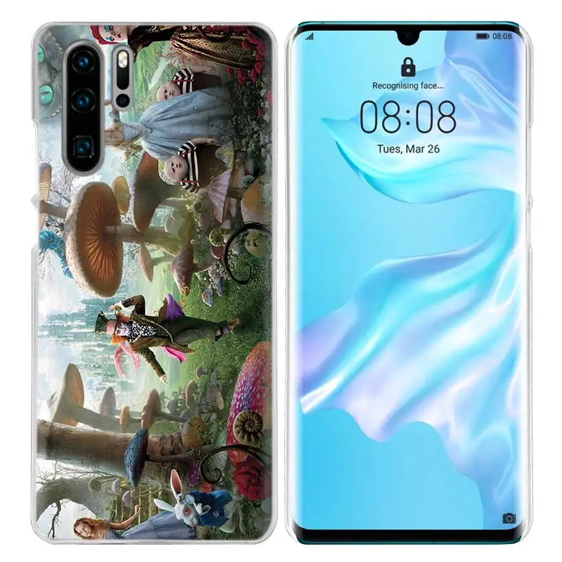 Чехол Alice in Wonderland для huawei mate 30 20 10 P20 P30 Lite Pro P Smart Y9 Prime Honor 8A 8X 10i PC Чехлы для телефона - Цвет: 07