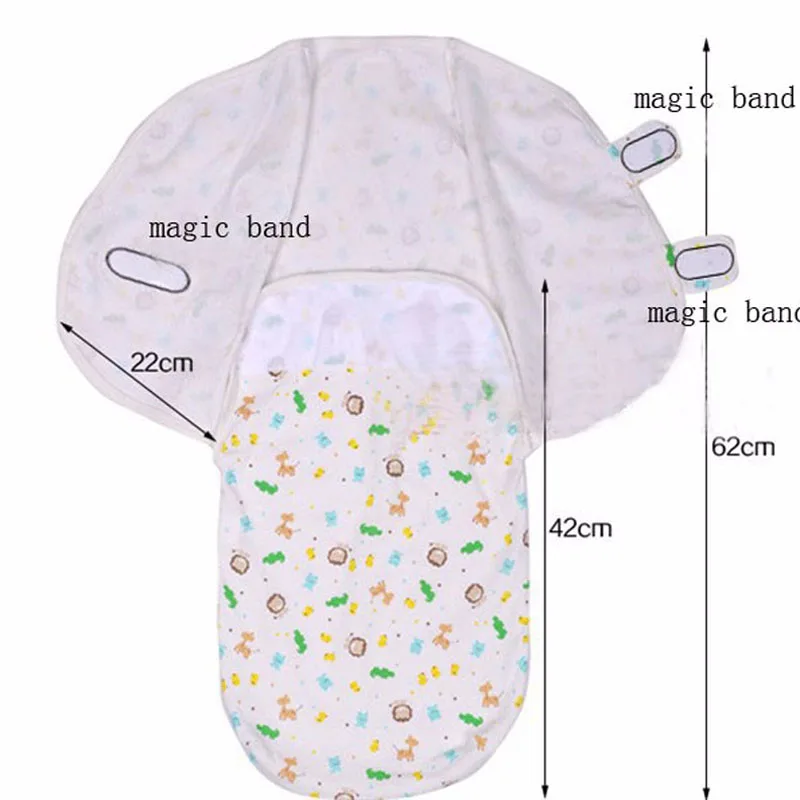 Весенне летний стиль 100% хлопок детский спальный мешок с животным принтом детская