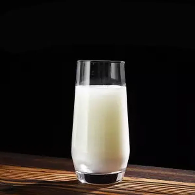 Прозрачная стеклянная чашка мусс большая для живота йогурт молоко сок завтрак