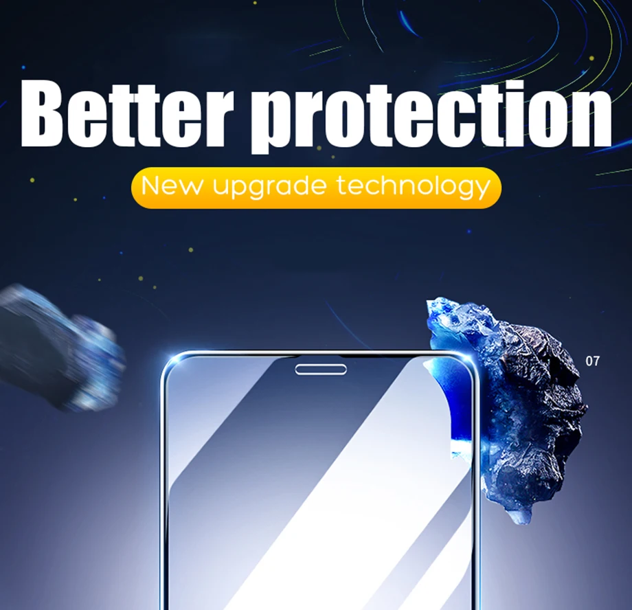 500D полное покрытие из закаленного стекла для iPhone 11 Pro Max стекло X XS Max XR Защитное стекло для экрана для iPhone 6 6s 7 8 Plus X пленка