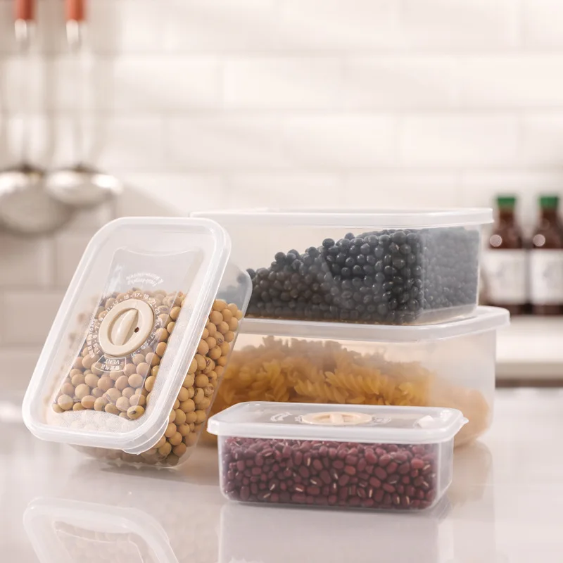 4 шт./компл. контейнер для еды пластиковый Bento Fresh-Keeping Box холодильник мульти