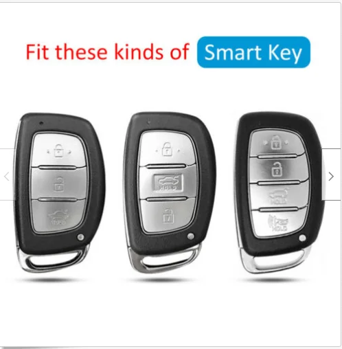 

Zinc Alloy Material Car Key Case for Hyundai I10 I20 I30 HB20 IX25 IX35 IX45 TUCSON Avante Key Cover Holder Car Accessories