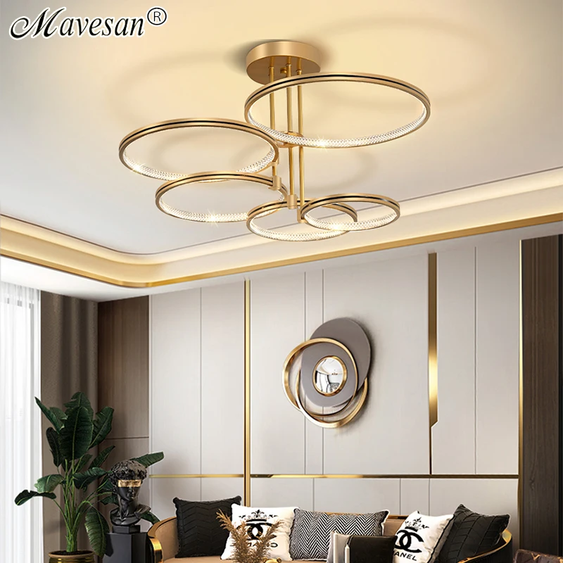 

Nordic Luxury LED Chandelier For Dining Room Bedroom Living Room Kitchen Villa Foyer Hotel Restaurant Office Indoor Home Light