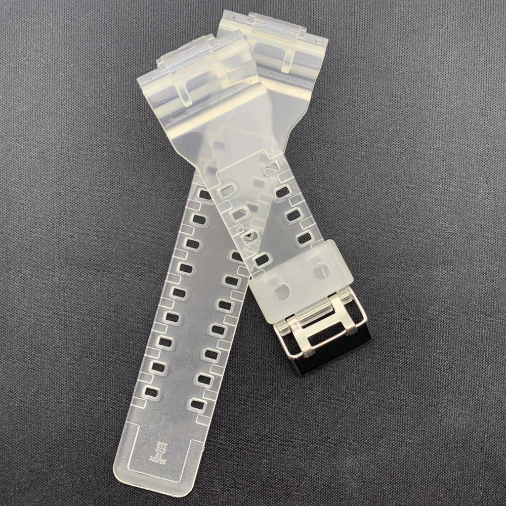16 мм резиновые Ремешки для наручных часов мужские спортивные силиконовые