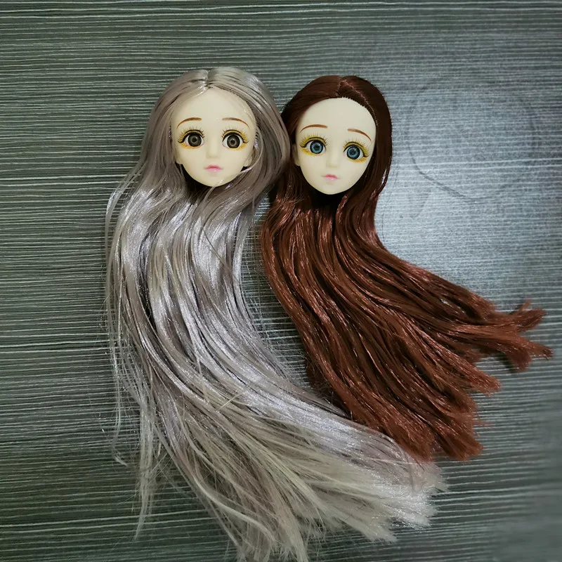 Распродажа BJD голова куклы 3D глаза подходит для 30 см обтягивающие тела красный