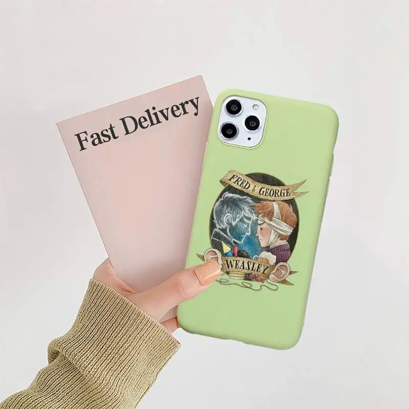 

Snape Draco Malfoy Slytherin school Phone Case Candy Color for iPhone 11 12 mini pro XS MAX 8 7 6 6S Plus X SE 2020 XR