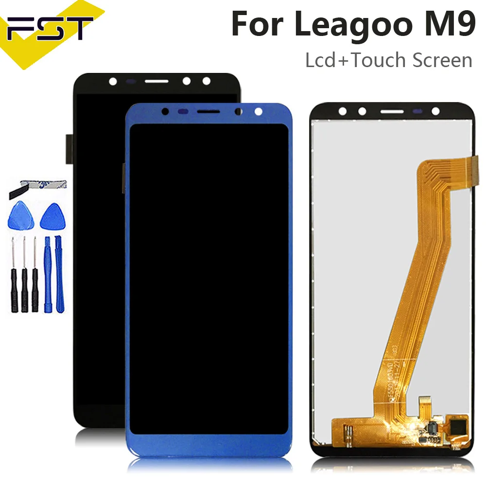Для Leagoo M9 ЖК дисплей Дисплей + кодирующий преобразователь сенсорного экрана в сборе для ремонта Запчасти