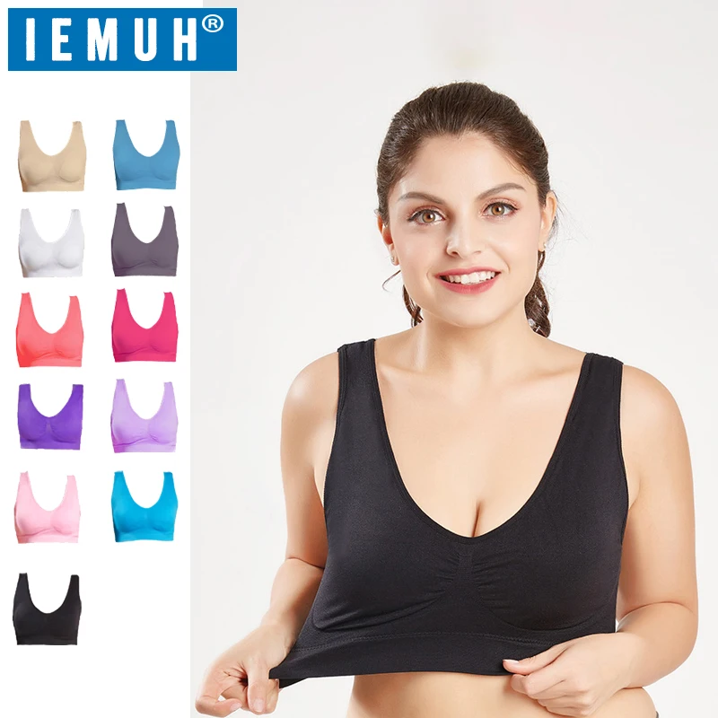 IEMUH Новый плюс размер бюстгальтеры для женщин бесшовный бюстгальтер с