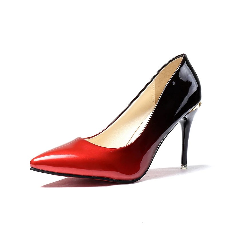 

NEW. MDUG Women high heels spring autumn sexy high-heeled shoes women thin heels gradient wedding shoes lady fashion party