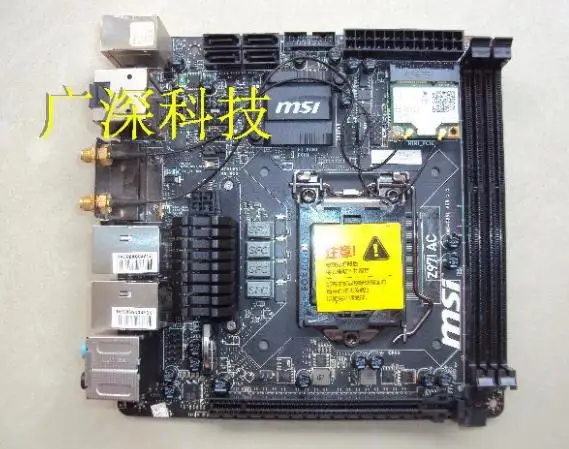 Billig MSI Z97I AC Original Verwendet Desktop Motherboard Z97 LGA 1150 DDR3 SATA3 USB 3,0 16G Mini-ITX Mainboard