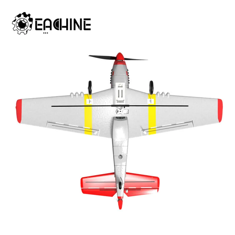 eachine mini p 51d epp 400 мм wingspan 24g 6 осевой пульт дист