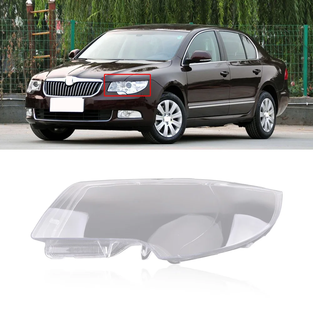 CAPQX для Skoda Superb 2009 2010 2011 13 передний налобный фонарь чехол лампы абажур