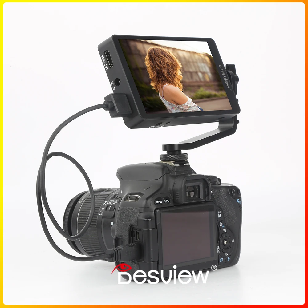 Destview S6 плюс 4K монитор 5 дюймов 3D LUT полный сенсорный Экран полевой HDMI FHD 1080P на Dslr