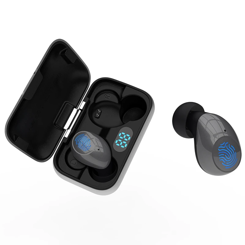 

T08TWS Wireless Bluetooth 5.0 HiFi Tone Wireless Earphones Noise Cancelling Gaming Metal Headset IPX6 Waterproof