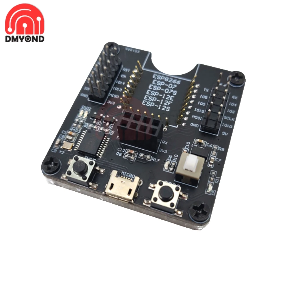 Тестовая плата ESP8266 макетная модуль Wi-Fi горелка для ESP-01 ESP-01S ESP-12E ESP-12F ESP-12S