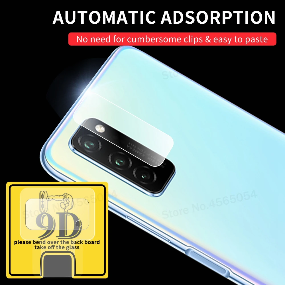 Защитное стекло для задней камеры 9D Huawei Honor V30 Pro Nova 5T 20 6E Nova5T 6 стеклянная