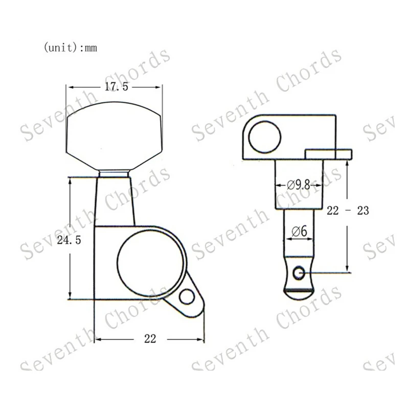 1 set bronze kupfer elektrische akustische gitarre tuning pegs keys saiten taste tuner maschine köpfe zubehör teile free global shipping