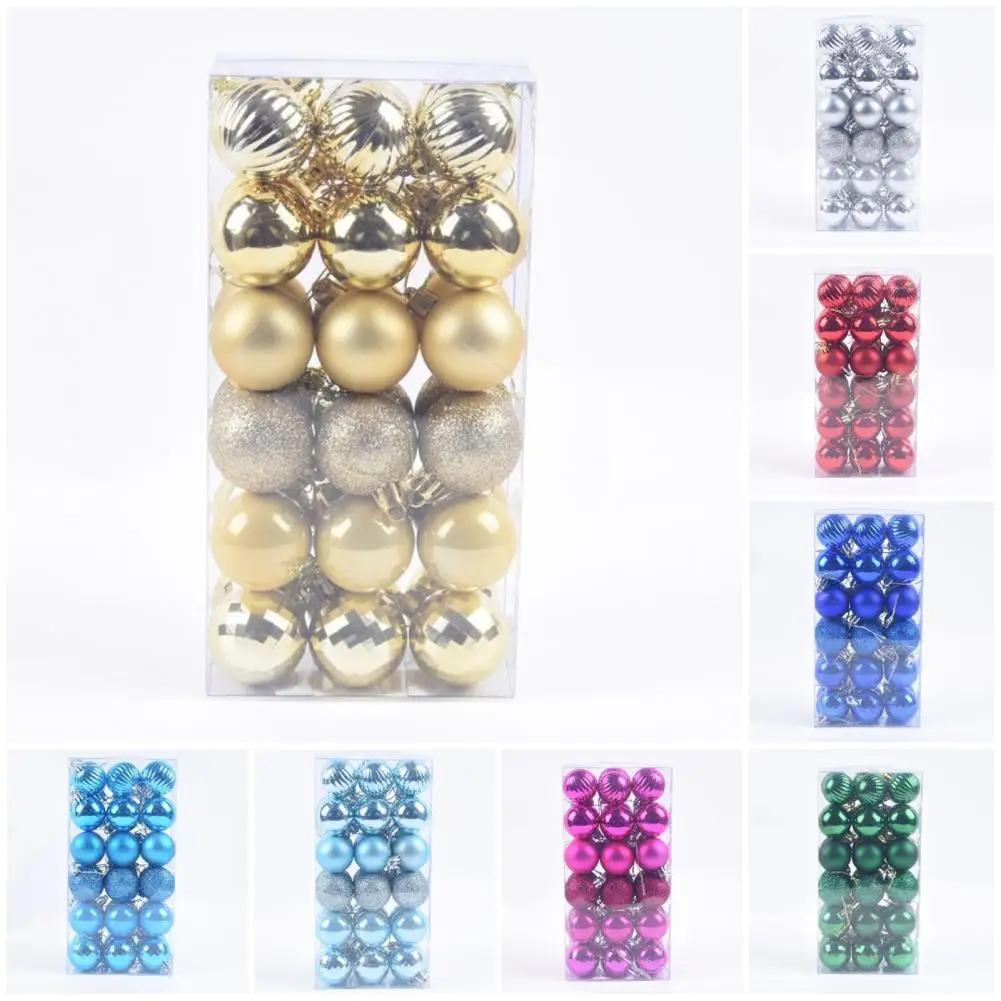 

Christmas Decoration Glitter Balls Christmas Tree Hanging Ball Christmas Decorative Balls Pendant for Xmas Decor Glitter Balls