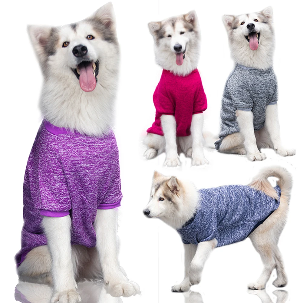 

Classic Medium and Large Dog Hoodies Big Dog Sweater Warm Fleece Pet Clothes for Gold Retriever Labrador German shepherd 3XL-9XL