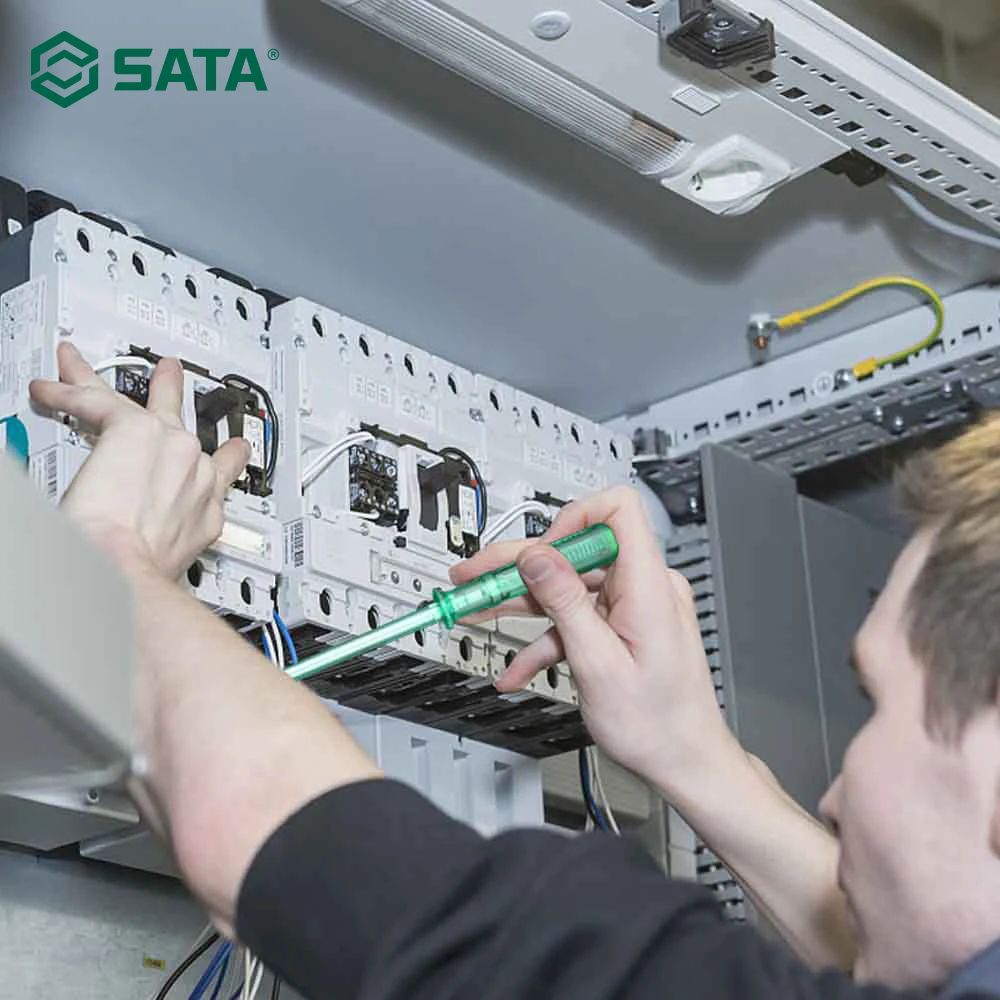 SATA 5 шт. VDE Изолированные 1000 В отвертки и тестер напряжения набор электриков