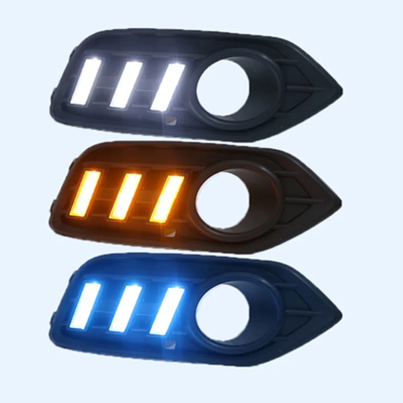 

Светодиодные дневные ходовые огсветильник Drl, противотуманные фары Angel eye для Honda vezel 2019-2020 с желтым сигналом поворота и синим ночным режимом