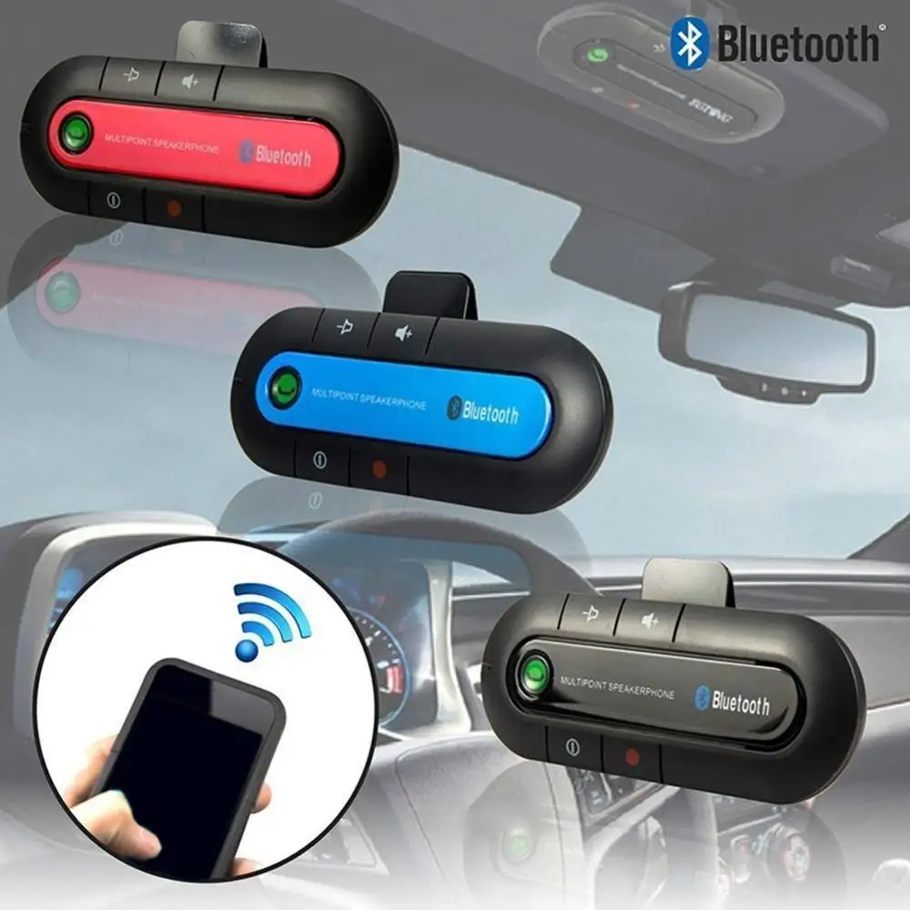 Перезаряжаемый Автомобильный Bluetooth беспроводной динамик телефон тонкий