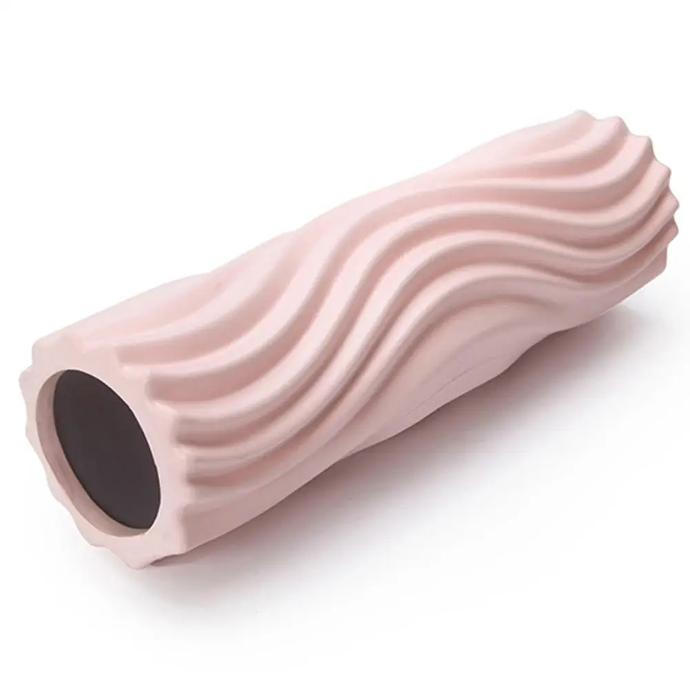 Pink 45cm Пена Ролик средней плотности Йога Колонка для фитнеса мышц глубокий массаж для повышения подвижности производительности плавность тренировки - Цвет: Pink 45cm