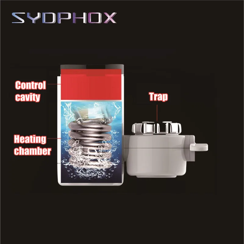 Free installatio3000w Temperature Display Instant Hot Water Tap Tankless Electric Faucet Kitchen Heater | Бытовая техника