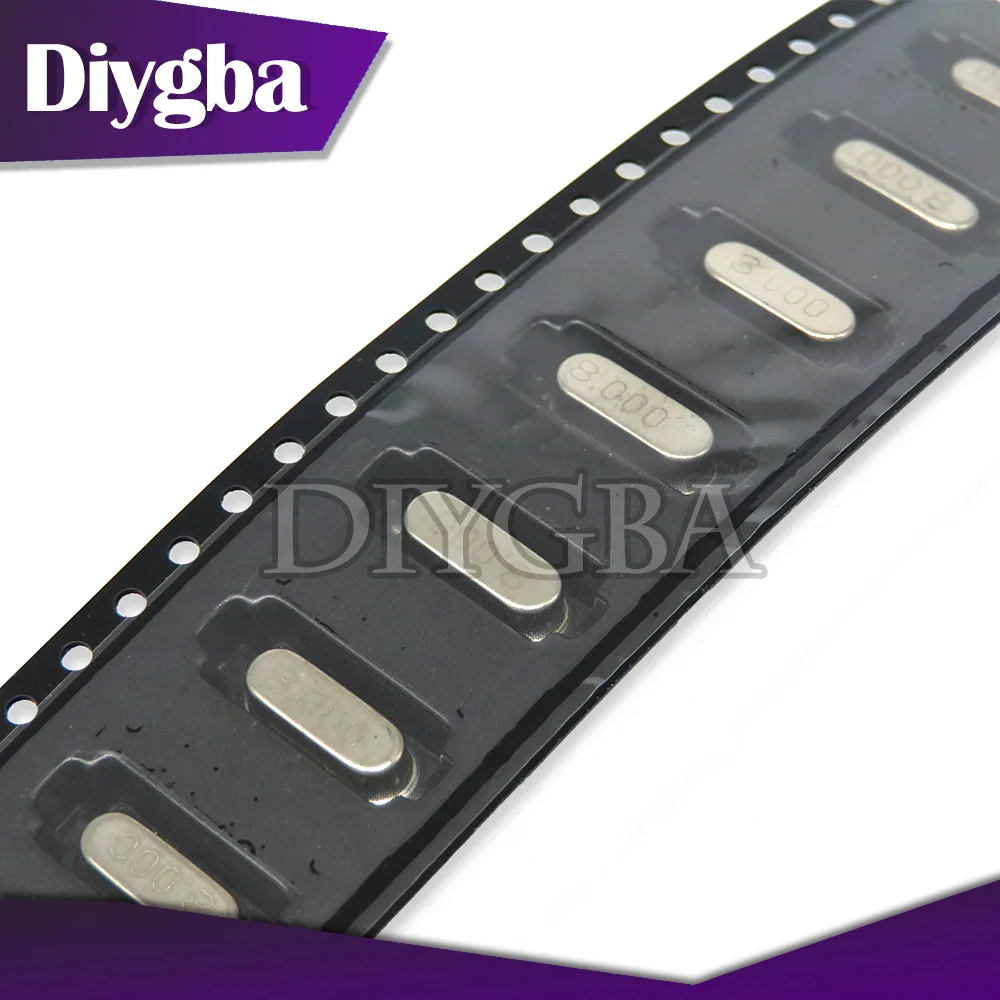 10 шт./лот SMD кварцевый Кристаллический Резонатор Пассивный генератор HC49S 4 МГц 6 8 12