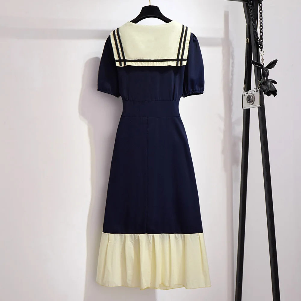 Новинка 2021 летнее платье размера плюс длинное для женщин с коротким рукавом