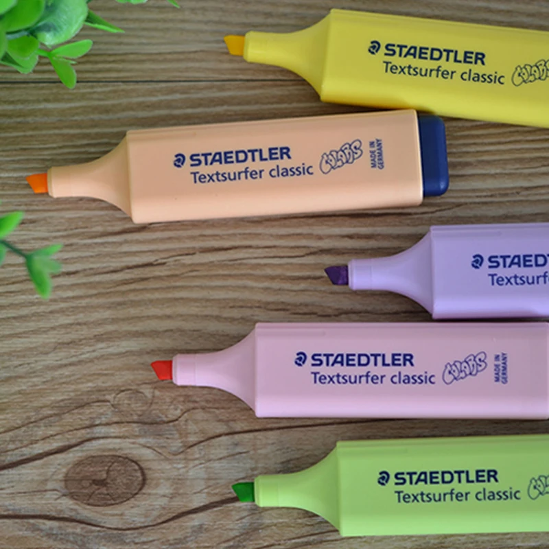 2 шт STAEDTLER хайлайтер 364 C детский Макарон цвет студенческий офис основные цвета текст маркер для выделения
