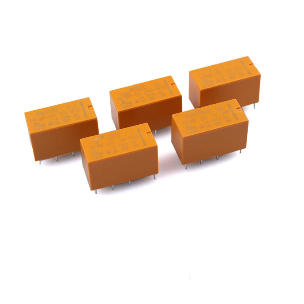 

DC 5V/9V/12V/24V Coil DPDT 8 Pin Electromagnetic Relays PCB Type HK19F 2NO 2NC