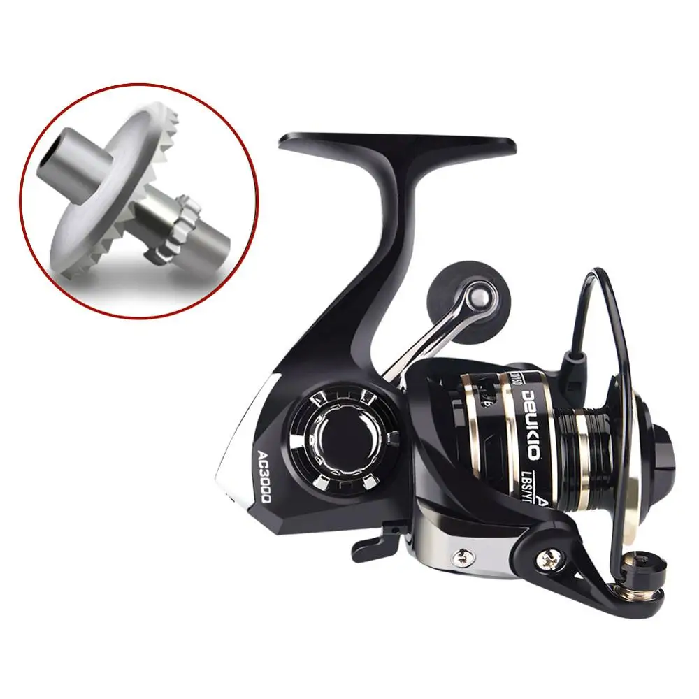

AC2000-7000 Sea Rod Fishing Reel Full Metal Rocker 5.2: 1 Speed 5kg Resistance Sea Rod Fishing Supplies Fishing Reel