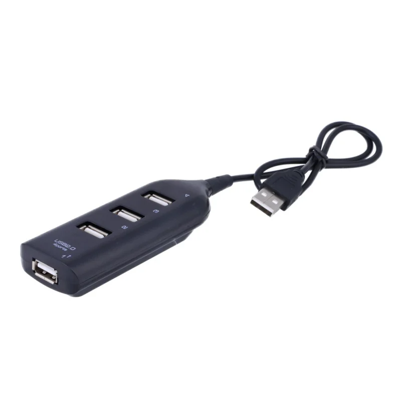 Universal 4 Ports Micro Mini USB 2.0 HUB Splitter Adapter For Laptop PC Notebook Receiver Computer Peripherals Accessories | Компьютеры и