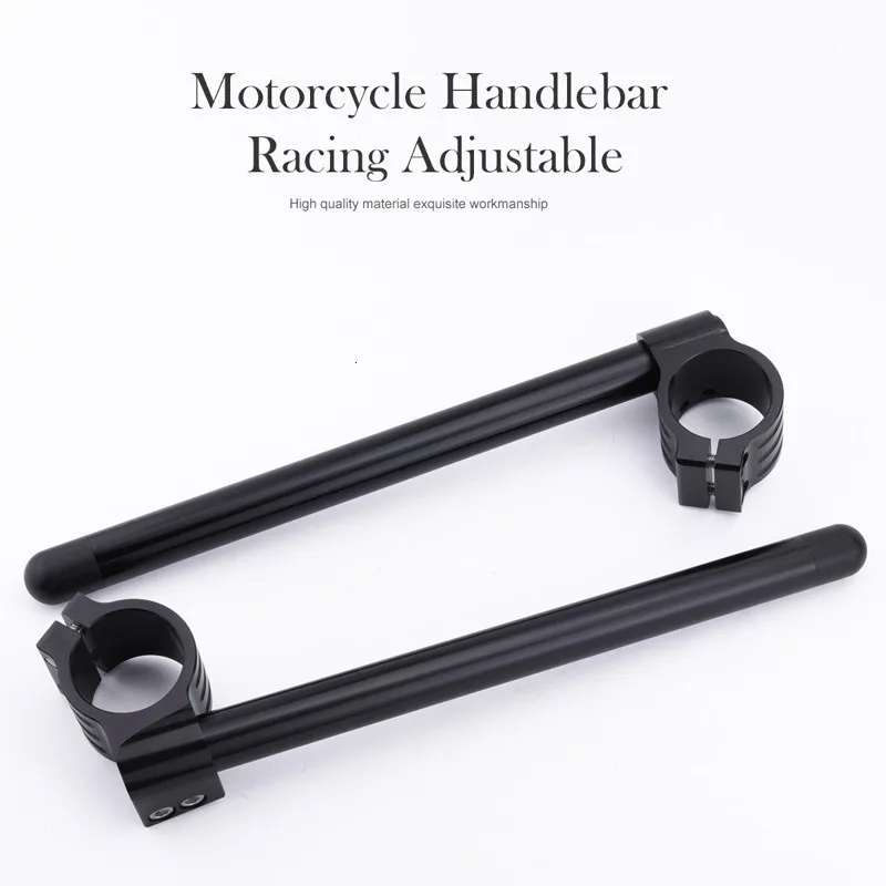 Руль мотоцикла гоночный с ЧПУ регулируемый зажим на руль вилки 31/32/33/35/36/37/39/41/45/48