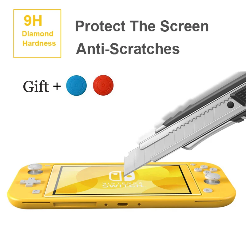 Закаленное стекло для Nintendo Switch Lite NS Ультрапрозрачная Защитная пленка экрана Full HD
