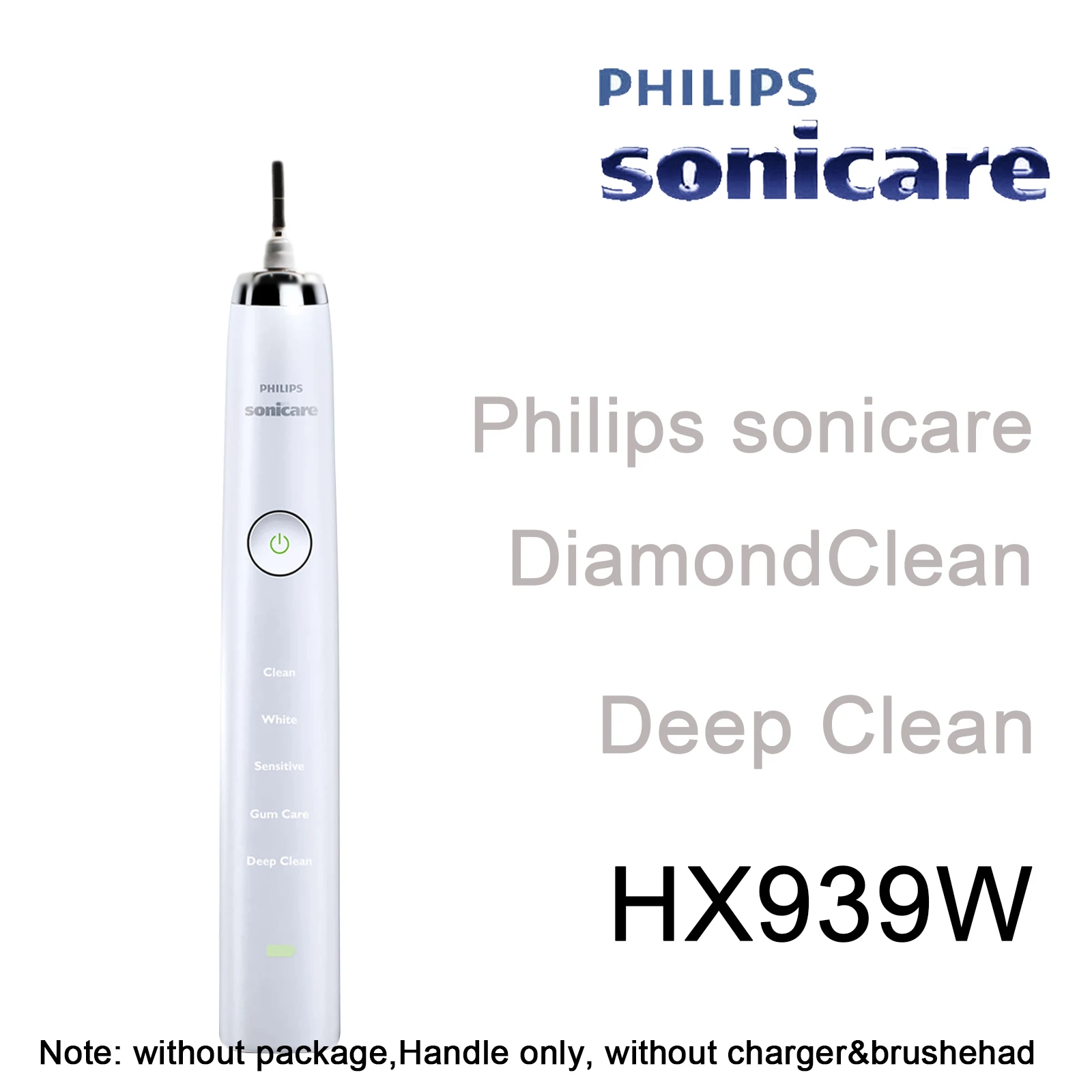 Электрическая зубная щетка Philips Sonicare DiamondClean ручка HX939W только DeepClean HX9340 HX9326 HX9343 HX9350