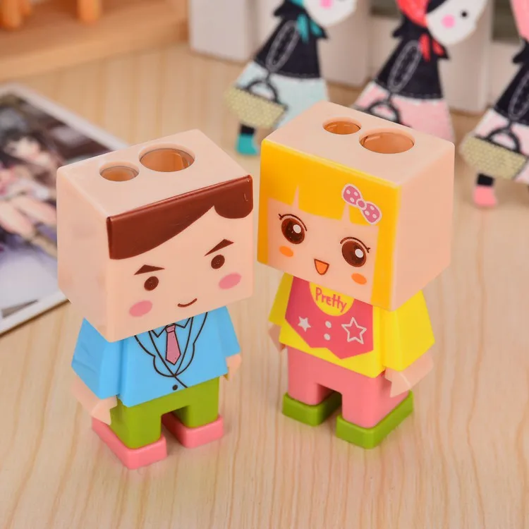 

1pcs Diy assemblable children's pencil sharpener cute pencil sharpener pencil sharpener cute sharpener