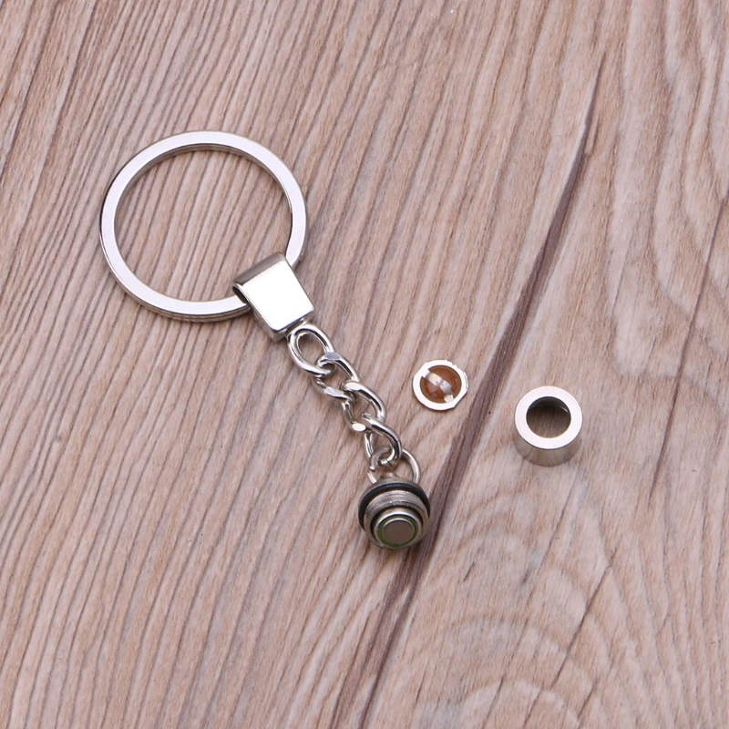 

N58F Crystal Key Chain LED Light Keychain Luminated Keyring Pendant DIY Resin Epoxy Accessories for Jewelry Making
