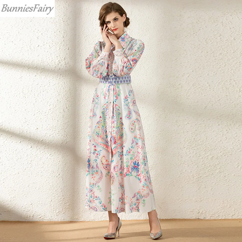 BunniesFairy 2020 весеннее женское элегантное богемное Королевское винтажное ретро