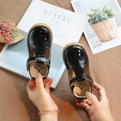 Туфли-оксфорды в британском ретро стиле для девочек обувь школьной униформы из