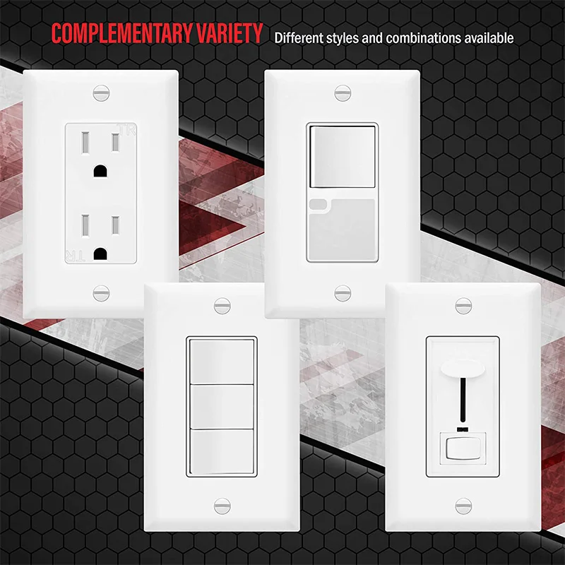 WSFS набор горячих настенных пластин Decora крышка сосуда декоратор выключателя