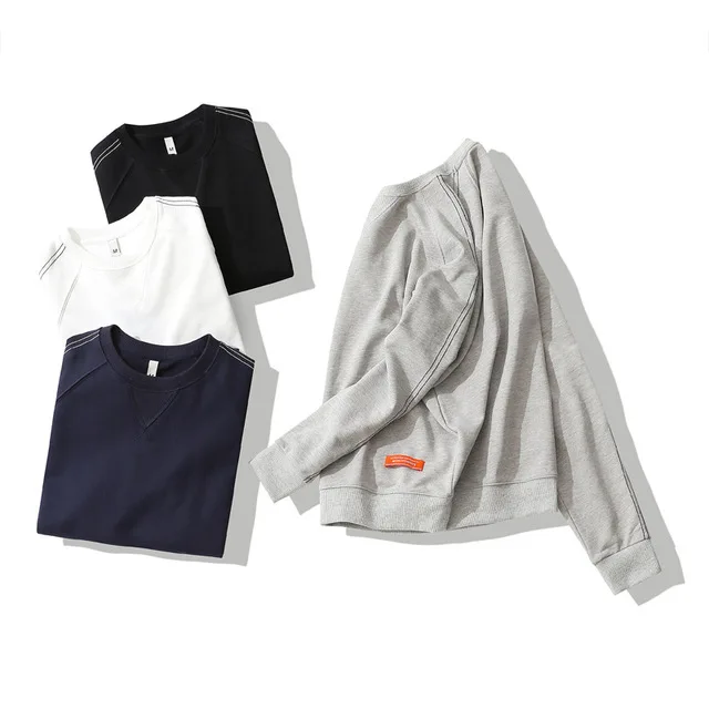 

Rlyaeiz 2019 Autumn 100% Cotton Hoodie Men Hoody Tops Coat Brand New Casual Pure Color Hoodies Sweatshirts Plus Size M-4XL